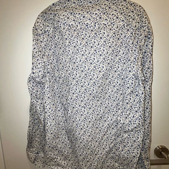 Denim and Flower Ricky Singh button-down double collar floral pattern shirt - Picture 6 of 6